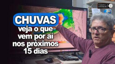 Chuvas no Sul com alerta para o PR, MS e muito frio. Estação seca no Brasil Central será mais curta