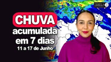 Chuvas intensas previstas para o Sul com atenção para o RS. Chuvas na Região Norte e faixa litorânea