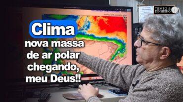 Frio! Muito frio com nova massa de ar polar nesta semana, alerta Ronaldo Coutinho