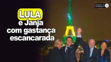 Lula e Janja com gastança escancarada, cobra “coragem do Congresso” para estabelecer a censura