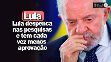 Lula despenca nas pesquisas e tem cada vez menos aprovação dos brasileiros. O escárnio continua.