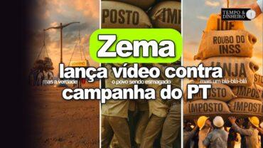 Zema lança vídeo contra campanha do PT por mais impostos. Acompanhe
