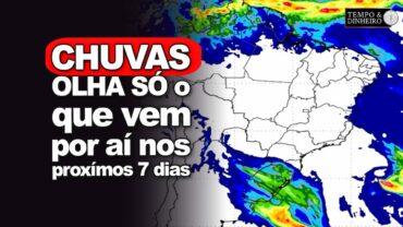 Previsão do tempo mostra chuva no Norte e Nordeste, umidade abaixo de 20% no Centro-Oeste