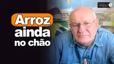 Arroz ainda no chão, informa Brandalizze