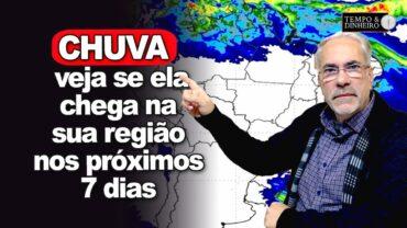Frio congelante no Sul e parte do Sudeste. Chuvas ao Norte e litoral do Nordeste. Centro-Sul seco
