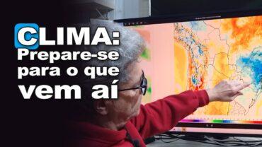 Frio forte nos próximos dias no Sul e Sudeste com chuvas na região Norte e Leste do NE