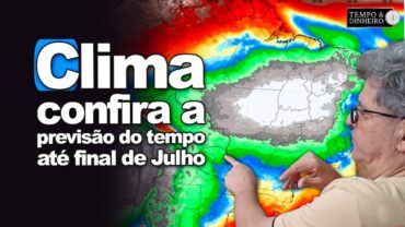 Chuvas no Sul param após ciclone extratropical e forte frio com risco de geadas.
