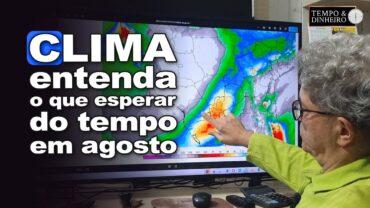 Frio intenso na primeira semana de agosto no Sul e parte do Sudeste. Chuva no Sul, informa Coutinho
