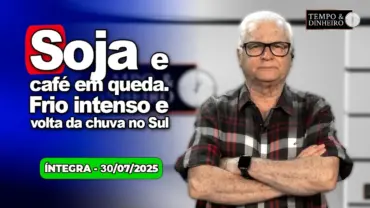Soja e café em queda em dia de decisão sobre juros. Magnistsky é aplicada a Moraes