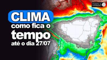 Previsão do tempo mostra Br Central seco e chuvas intensas no Norte e no Nordeste. Frio persiste