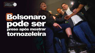 Bolsonaro pode ser preso após mostrar tornozeleira eletrônica a pedido de jornalistas em Brasília