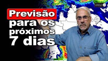 Clima seco e alerta para baixa umidade no Brasil Central. Chuvas no Norte e Nordeste