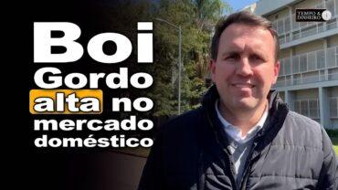 Boi gordo “oxigenado” de olho nas exportações e alta no mercado doméstico, informa Thiago Bernardino