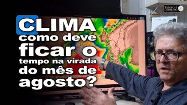 Chuvas acima de 100 mm no RS, volumosas em SC, PR e parte do MS