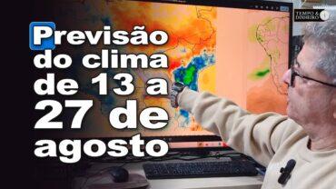 Frio abaixo do normal no Centro-Sul e geadas concentradas no Sul. Calor será curto, informa Coutinho