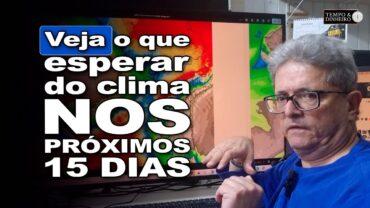 Chuvas no Sul acompanhadas de ventania e Centro-Oeste seco