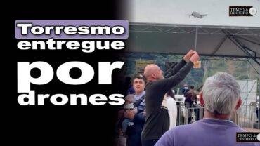 Entrega de torresmo por drone! Você vai encomendar?
