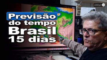 Chuva volta ao RS com umidade do Sul ao Nordeste. Aos poucos volta no entorno do Centro-Oeste