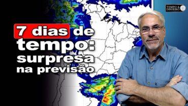 Centro-Sul e Sudeste com alerta para calor e tempo seco. Chuvas pontuais no litoral do NE