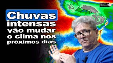 Chuvas mais encorpadas  avançam para o Centro do País a partir do dia 15 e parte do Sudeste