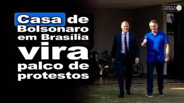 Bolsonaro: manifestações em frente a casa do ex-presidente em Brasília de olho no julgamento do STF