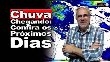 Chuvas no Norte, faixa litorânea enquanto Brasil Central são ainda pontuais. MG vai receber chuva?