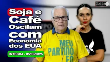 Soja e café oscilam nas bolsas de olho na economia dos EUA. Petróleo derrete. Anistia virá?