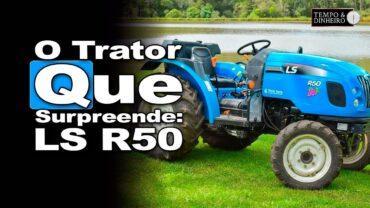 Conheça o LS R50, um trator que combina força e agilidade, especial para quem atua na fruticultura