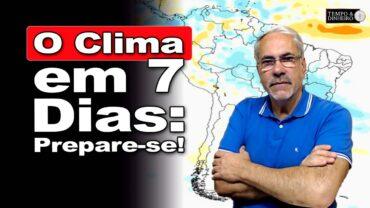 Chuvas no Sul dão espaço para geadas e Centro-Norte com calor sufocante