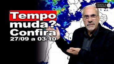 Chuvas voltam ao Sul acompanhadas de frio. Brasil Central com chuvas pontuais