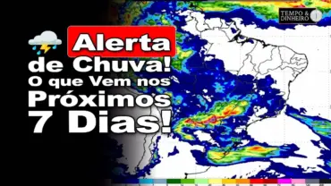Chuvas em novembro. Veja como fica a previsão para os próximos 7 dias