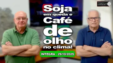 Soja cai e café de olho no clima em dia de Juros nos EUA. Chuvas abaixo da média em novembro