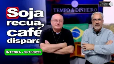 Soja e café sob alta; dólar e política em foco. Chuvas avançam no Brasil Central