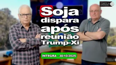 Soja sobe após encontro entre Trump e Xi. Café oscila com dólar e clima. Chuvas cortam o Brasil