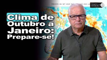 Clima de outubro a janeiro: descubra o que vem por aí!
