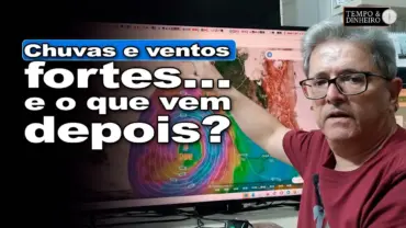 Previsão do tempo com ciclone no Br aponta muita chuva e ventos acima de 100km/h, informa Coutinho