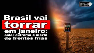 Brasil vai torrar em janeiro: calor extremo e alerta de frentes frias